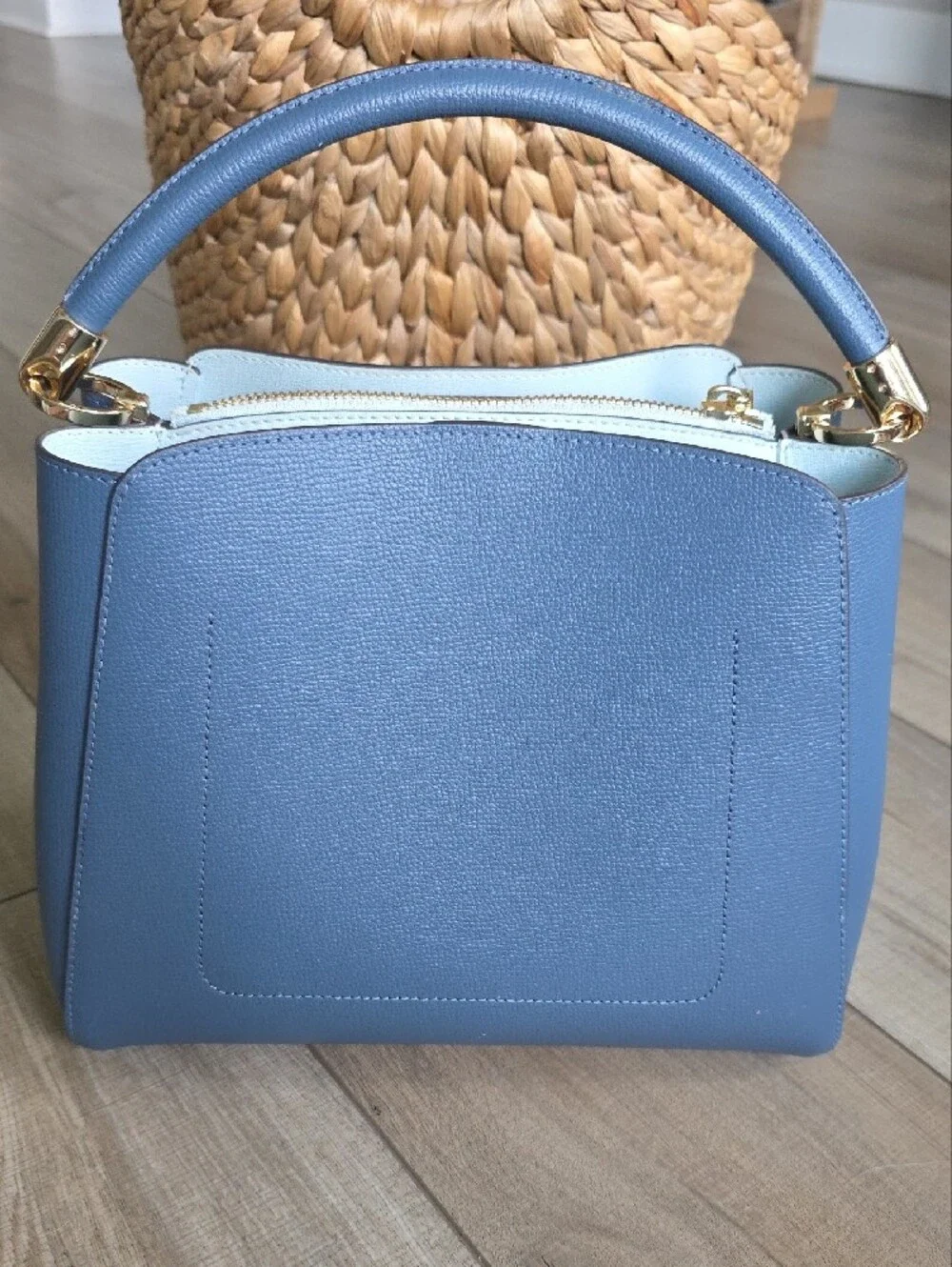 Like New! Kate Spade Top-Handle Leather Satchel - Blue